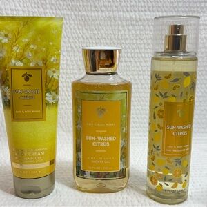 Sun-Washed Citrus Bath & Body Works Set - Yellow